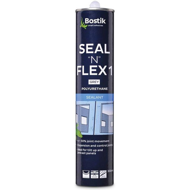 Bostik 300ml Silicone Seal N Flex Sealant - Grey
