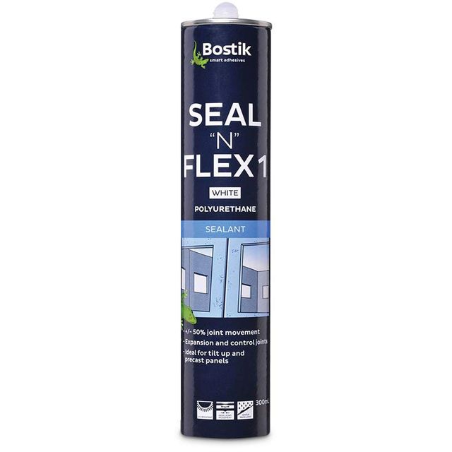 Bostik 300ml Silicone Seal N Flex Sealant - White