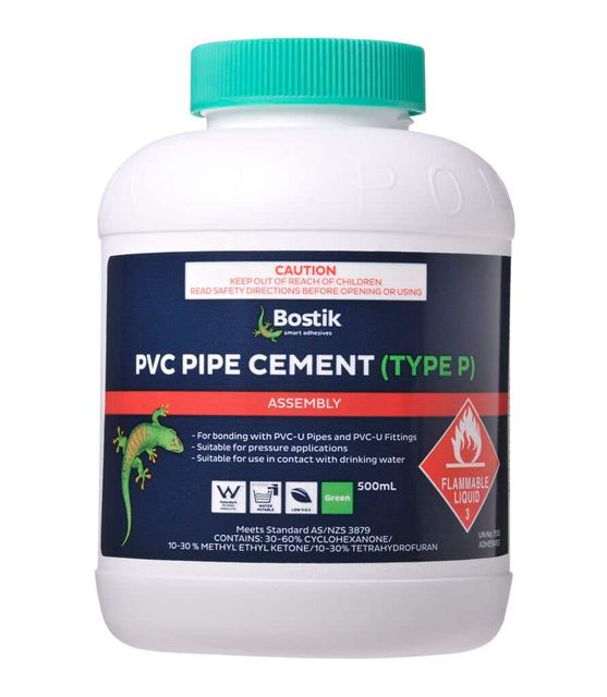 Bostik Solvent Cement Type P Green 500ml