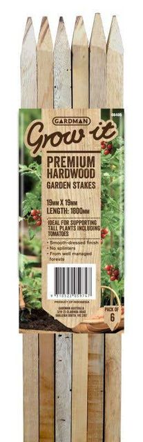 Gardman Hardwood Stake 19 x 19 1800mm - 6 Pack