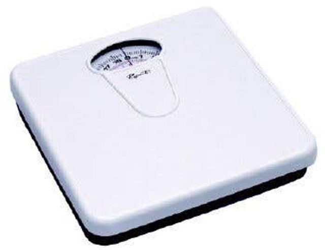 Propert Mechanical Bathroom Scale White 120kg