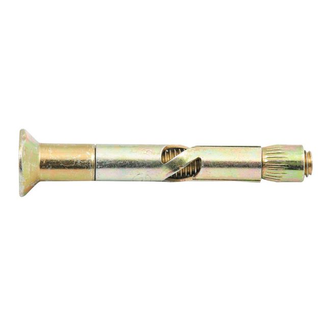 Ramset Dynabolt Csk Head 8mm X 60mm Zinc 100 Pk Dp08060F