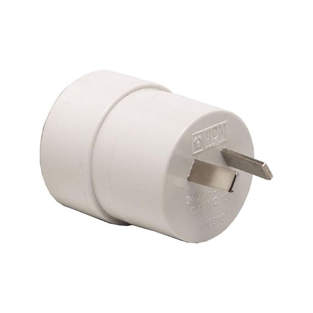 HPM Travel Adaptor Plug White