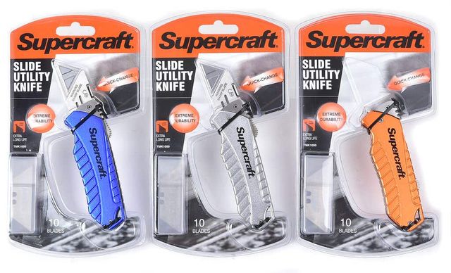 Supercraft Turbo Knife with 10 Blades