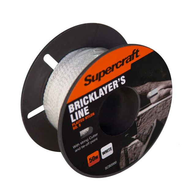 Supercraft Bricklayer's line White 50m