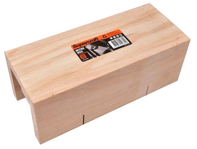 Supercraft Mitre Box Wooden Gyprock 300mm