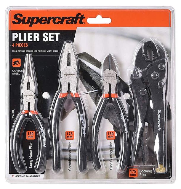 Supercraft Cushion Grip Plier Set of 4