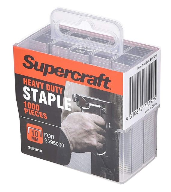 Supercraft Staples Heavy Duty 10mm - 1000 Piece