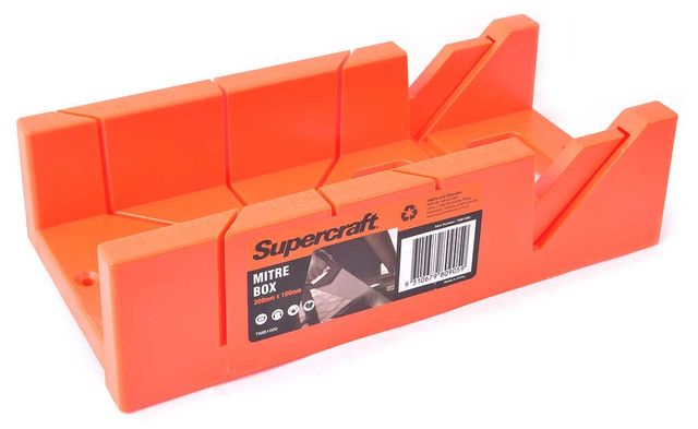 Supercraft Plastic Mitre Box 300mm x 100mm