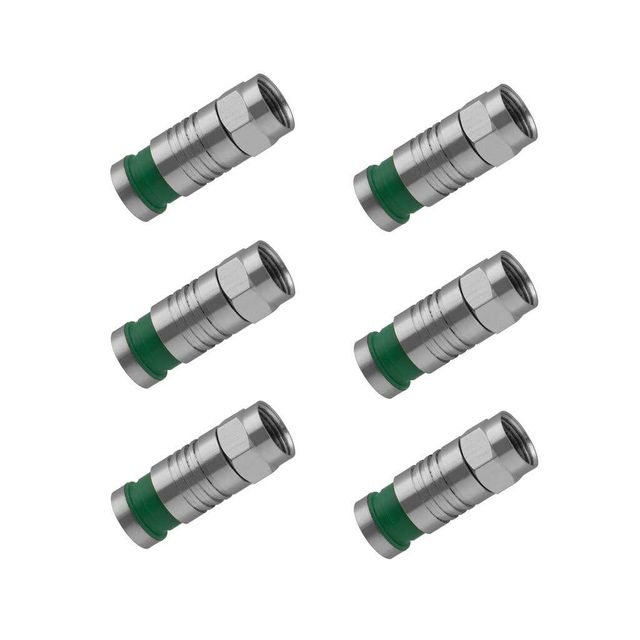 Antsig Compression F-Connector - 6 Pack