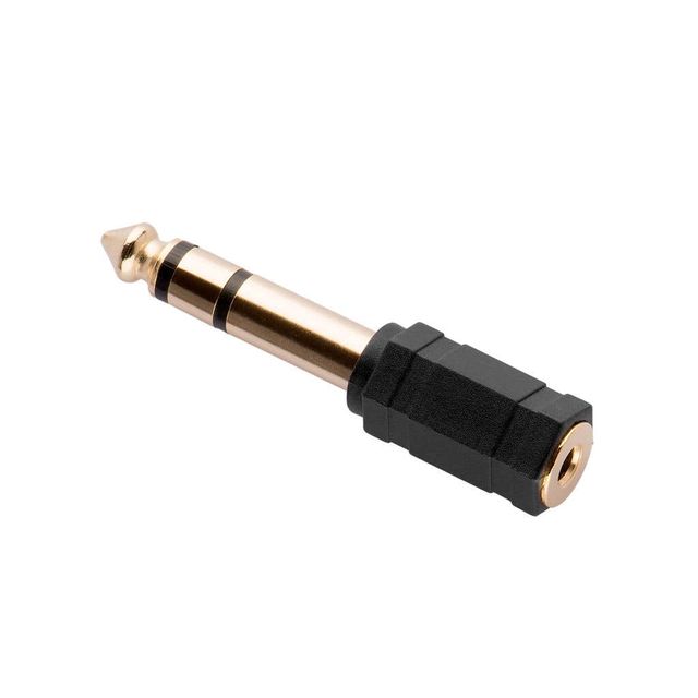 Antsig 6.35mm Stereo Plug to 3.5mm Socket Adaptor