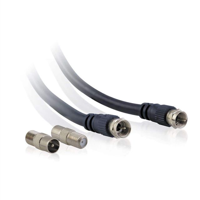 Antsig WE F Connector Quad Shield Fly lead 5 Metre