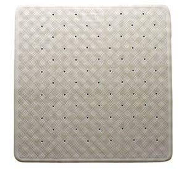 Supertex Rubber Shower Mat White 530 x 530mm