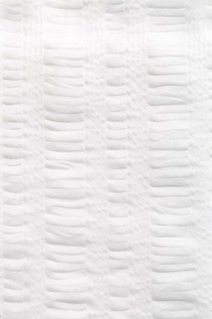 Supertex Seersuck PVC Shower Curtain White