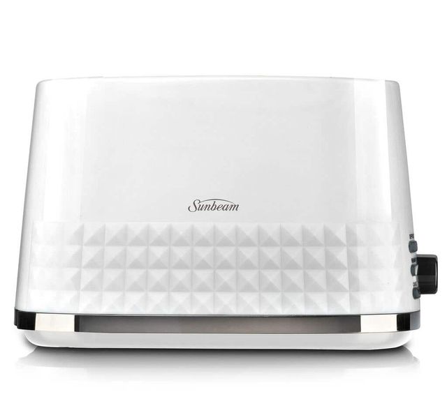 Sunbeam Diamond Toaster White 2 Slice