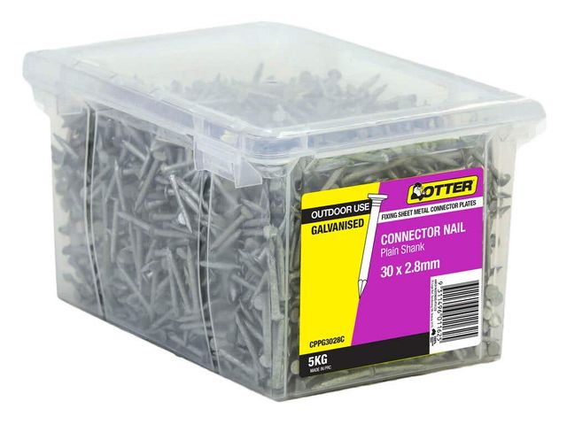 Otter Connector Nail Galvanised 30 x 2.8mm 5kg