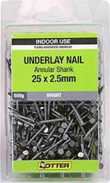 Otter Nail Underlay Annular 25x2.50mm (500G)