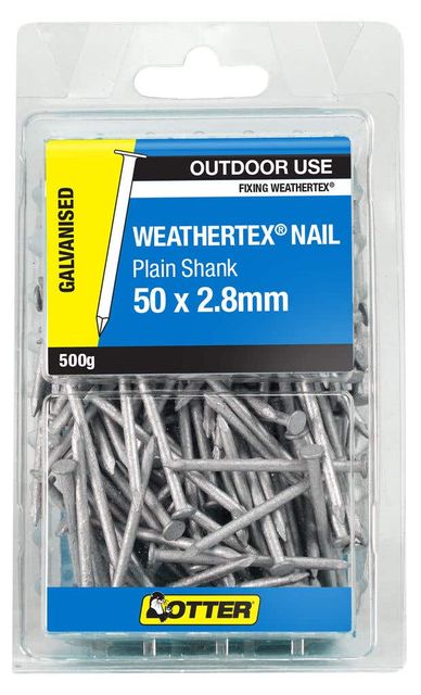 Otter Weathertex Nail Galvanised 50 x 2.8mm 500g