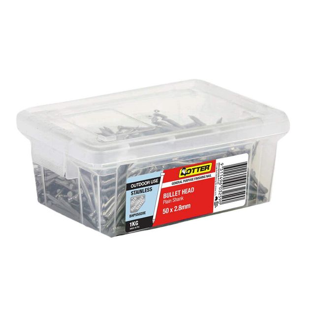 Otter Nail Bullet Head 316 Stainless Steel 50 x 2mm 1kg