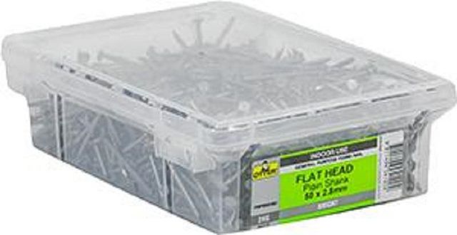 Otter Nail Flathead Bright Steel 50x2.80mm (2Kg)