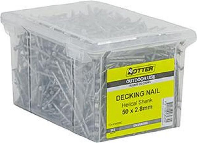 Otter Nail Titadeck Helical Galvanised 50x2.80mm (5Kg)