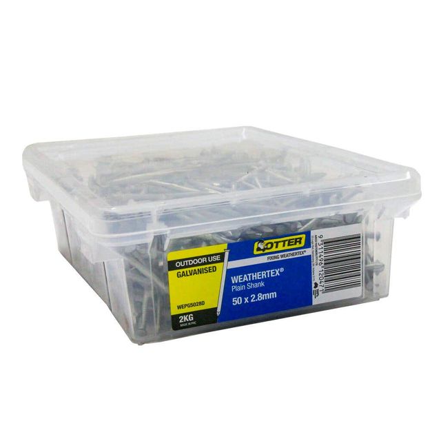 Otter Galvanised Weathertex Nail 50x2.80mm 2kg