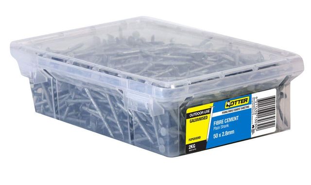 Otter Fibre Cement Galvanised Nail 50x2.8mm 2kg