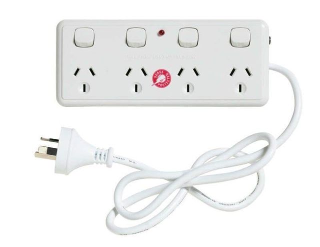 Arlec Surge Protection Powerboard 4 Outlet
