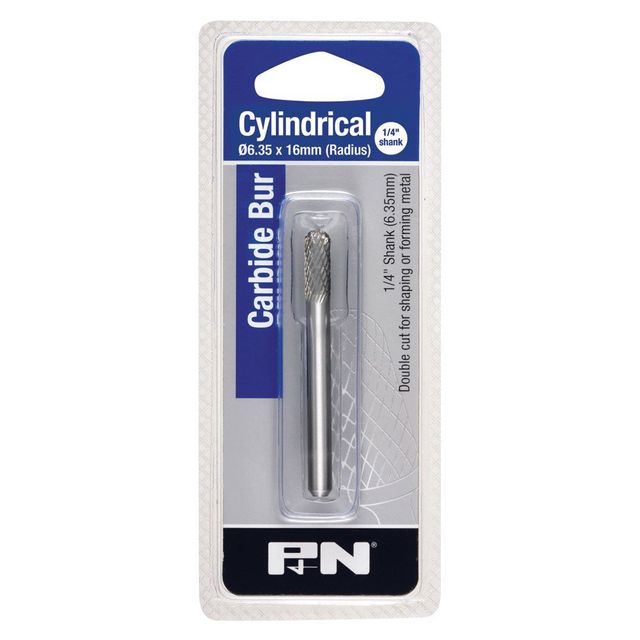 P&N 6 X 16mm Cylindrical Radius Carbide Burr