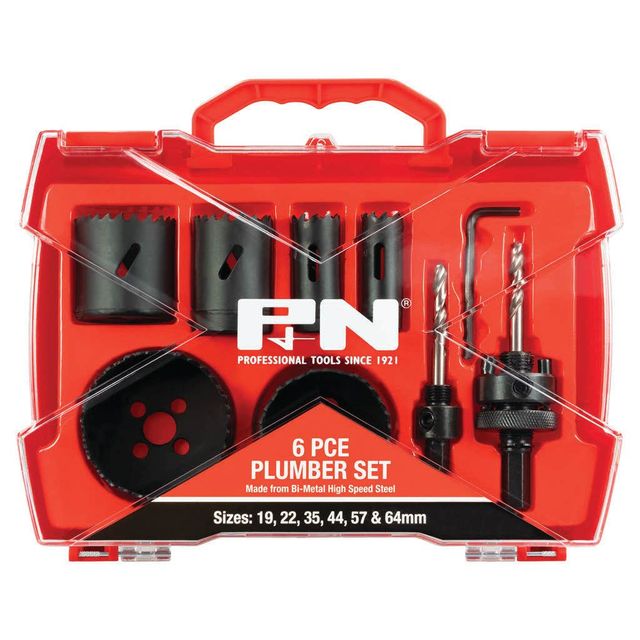 P&N Bi-Metal Holesaw Set Plumber - 6 Piece