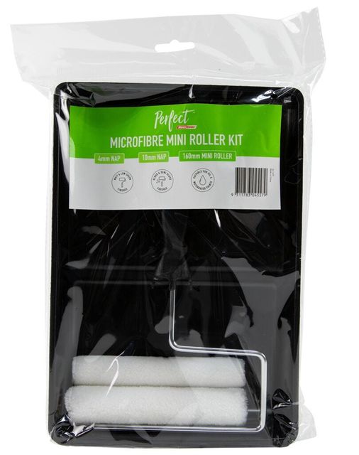 Perfect Microfibre Mini Roller Kit 160mm 4 & 10 mm Nap
