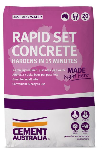 Cement Australia Rapid Set Concrete Mix 20kg