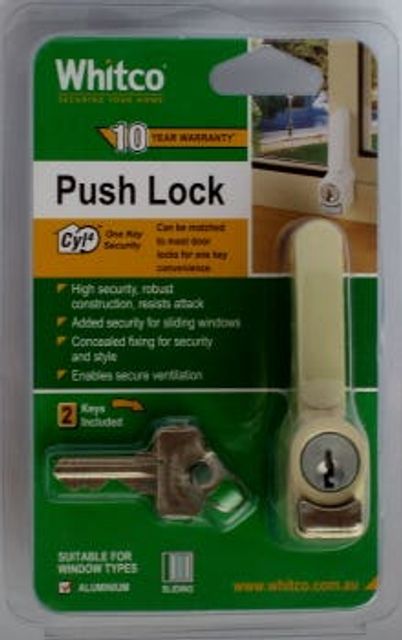 Push Lock Prm Single Whitco
