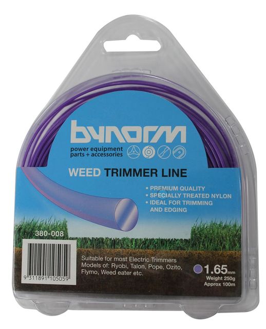 Bynorm Round Trimmer Line Purple 1.65mm 250g