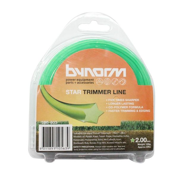 Bynorm Star Trimmer Line Green 2.0mm 125g