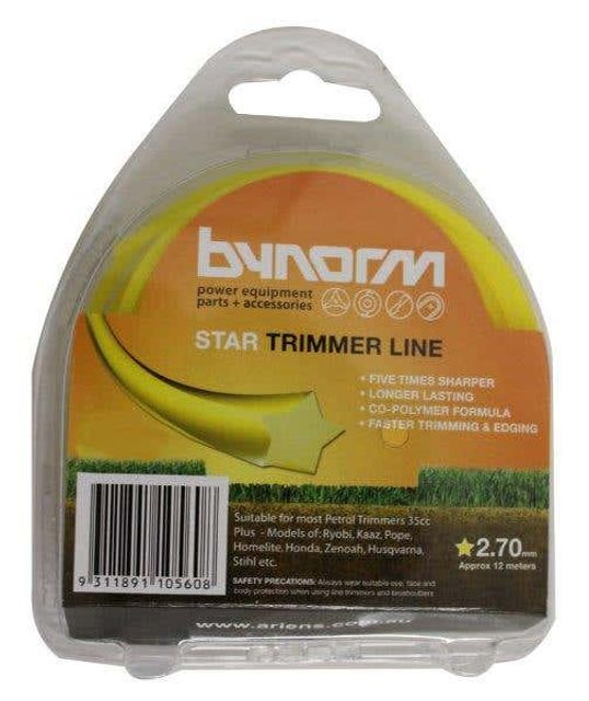 Bynorm Star Trimmer Line Yellow 2.7mm 500g