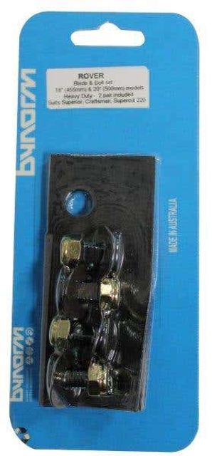 Bynorm Rover Heavy Duty Blade and Bolt Rear Catcher Set - 2 Pair