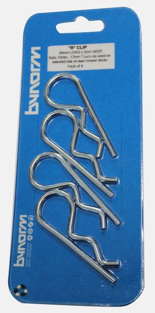 Bynorm R Clip 64mm X 3mm - 4 Pack