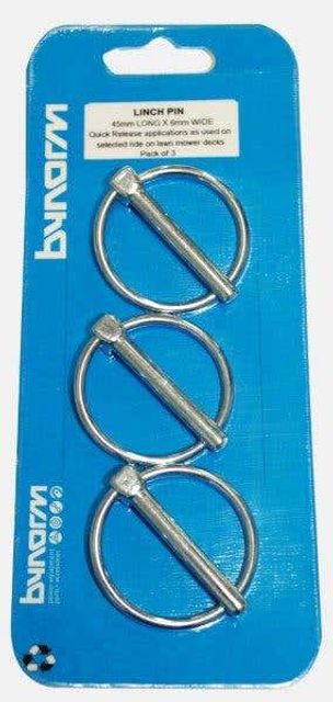 Bynorm Linch Pin 45mm x 6mm - 3 Pack