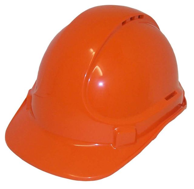 3M Protector Vented Safety Helmet Orange