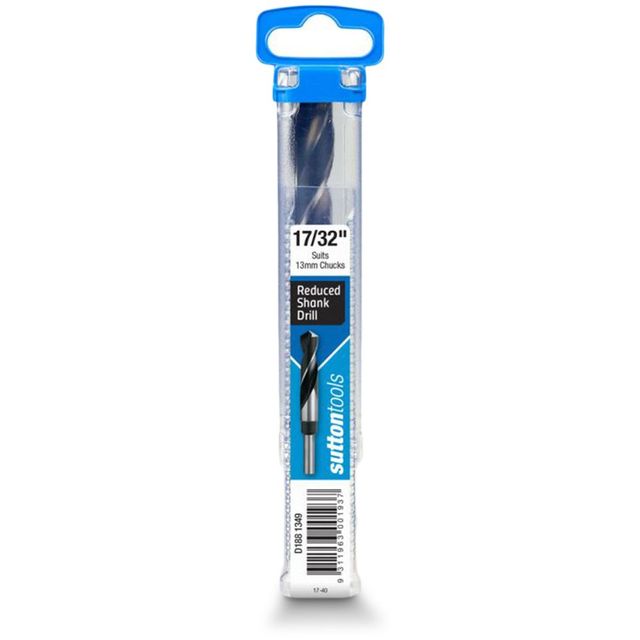 Sutton 17/32Inch X 152mm 12.5mm Reduced Shank Hss Metal Drill Bit