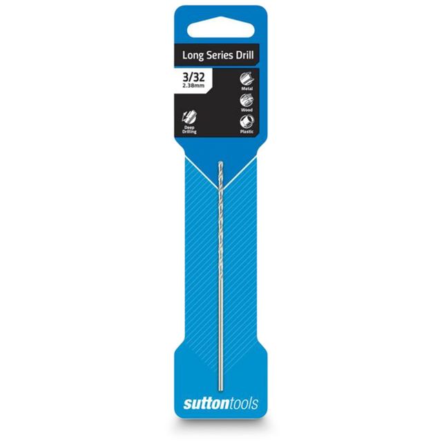 Sutton 3/32Inch X 4.1/4Inch Metal Drill Bit Long Series Hss