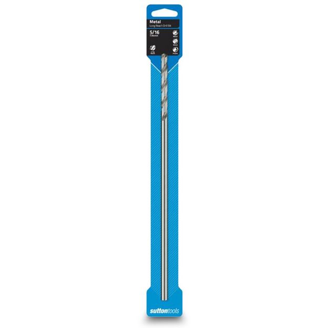 Sutton 1/4Inch X 300mm Metal Drill Bit Extra Long Series Hss