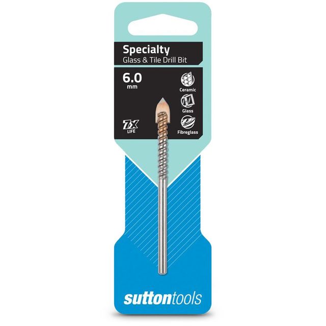 Sutton 6.0 X 80mm Tct Glass & Tile Drill Bit