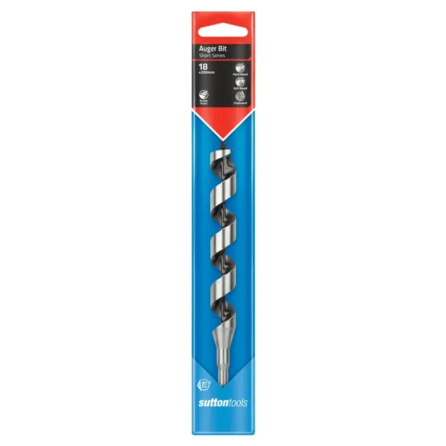 Sutton 18.0mmx200mm7/16Inch Power Groove Shank Short Series Drill Bit D5101800
