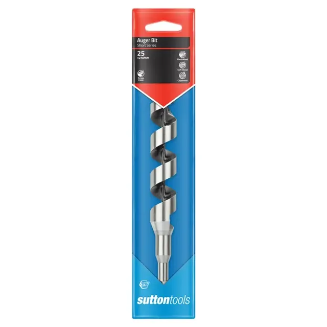 Sutton 25.0mmx210mm7/16Inch Power Groove Shank Short Series Drill Bit D5102500
