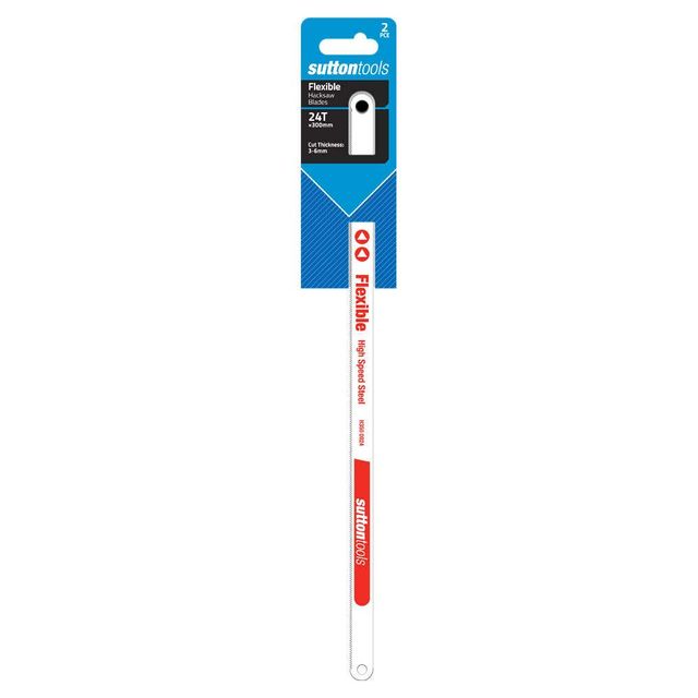 Sutton Tools Flexible Hacksaw Blade 24 TPI - 2 Pack