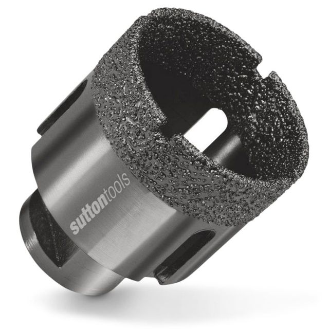 SUTTON 25 x 35mm Diamond Holesaw Angle Grinder Wet/Dry