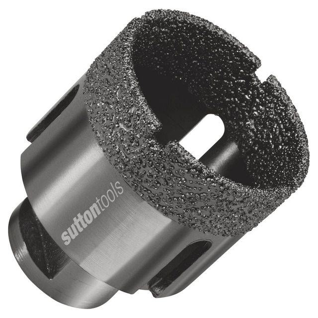 SUTTON 38 x 35mm Diamond Holesaw Angle Grinder Wet/Dry