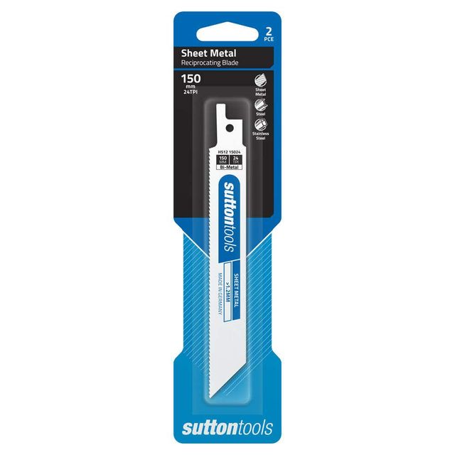 Sutton Tools Sheet Metal Reciprocating Blade 24 TPI 150mm